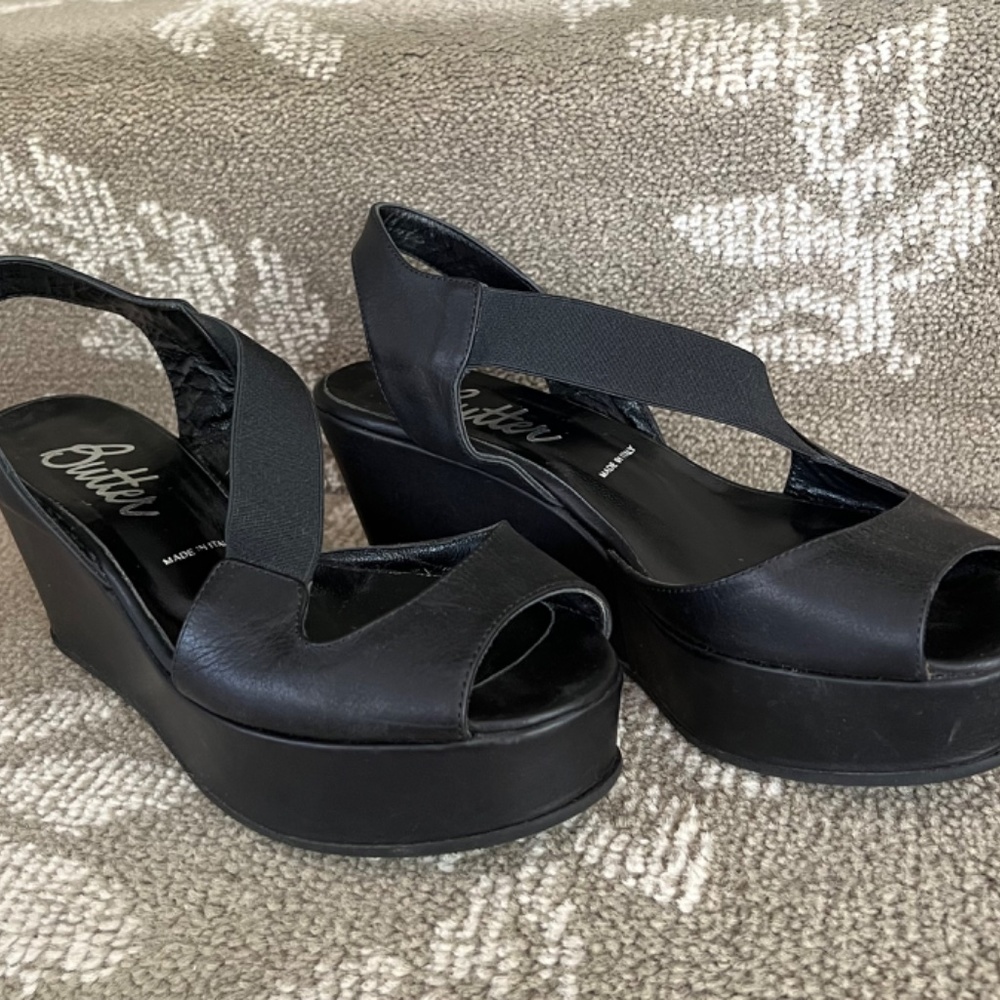 Butter, platform wedge sandal - Picture 2 of 5
